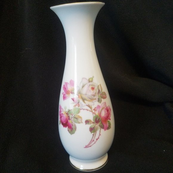 Royal Porzellan Bavaria KPM Rose Vase - Picture 1 of 6
